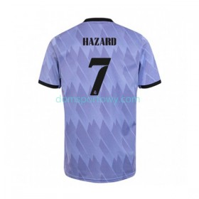 Koszulka Real Madryt Eden Hazard 7 Wyjazdowe Koszulki Piłkarskie 2022-2023 Krótki Rękaw